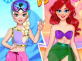 Cluiche Summer vs Winter Princesses Battle