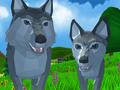 Cluiche Wolf simulator wild animals 