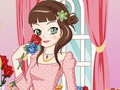 Cluiche Flower Shop Girl Dress up