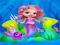 Cluiche Cute Mermaid Girl Dress Up 