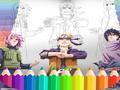 Cluiche Naruto Shippuden Coloring Book 