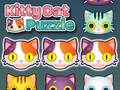 Cluiche Kitty Cat Puzzle