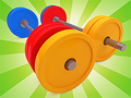 Cluiche Barbell Sort Puzzle