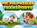 Cluiche Pic Pie Puzzles Transports