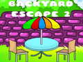 Cluiche Backyard Escape 2