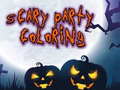 Cluiche Scary Party Coloring