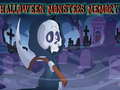 Cluiche Halloween Monsters Memory