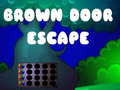Cluiche Brown Door Escape