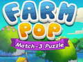 Cluiche Farm Pop Match-3 Puzzle