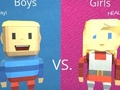 Cluiche Kogama: Parkour Girls vs Boys
