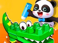 Cluiche Baby Panda Animal Puzzle