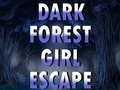 Cluiche Dark Forest Girl Escape 