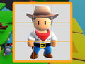 Cluiche Stumble Boys Sliding Puzzle