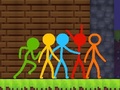 Cluiche Stickman Parkour 2: Lucky Block