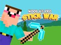 Cluiche Noob vs Pro Stick War