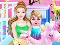 Cluiche Tough Babysitter Day