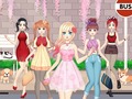 Cluiche Anime Girls Dress Up Game