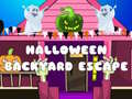 Cluiche Halloween Backyard Escape