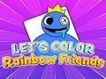 Cluiche Let's Color: Rainbow Friends