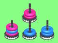 Cluiche Color Hoop Stack - Puzzle