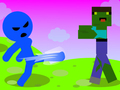 Cluiche Stickman Zombie Escape