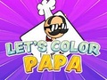 Cluiche Let's Color Papa