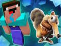 Cluiche Noob Parkour: Snow Age