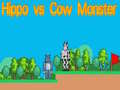 Cluiche Hippo vs Cow Monster