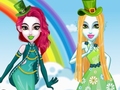 Cluiche Green Vs Rainbow Fashion Battle