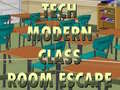 Cluiche Tech Modern Class Room escape