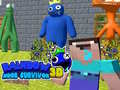 Cluiche Rainbow Noob Survivor 3D