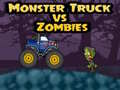 Cluiche Monster Truck vs Zombies