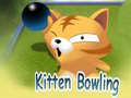 Cluiche Kitten Bowling