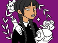Cluiche Wednesday: Addams Family Coloring Pages