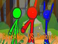 Cluiche StickMan Bros Vs Zombies