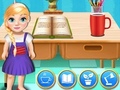 Cluiche Baby School Decorate