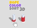 Cluiche Rope Color Sort 3D