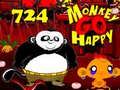 Cluiche Monkey Go Happy Stage 724