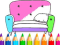 Cluiche Coloring Book: House Decoration