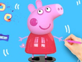 Cluiche Coloring Book: Peppa Pig