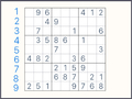 Cluiche Classic Sudoku Puzzle