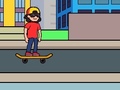 Cluiche Skateboard Wheelie