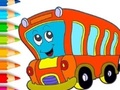 Cluiche Coloring Book: Bus