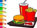Cluiche Coloring Book: Hamburger