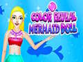 Cluiche Color Reveal Mermaid Doll