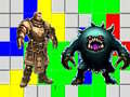 Cluiche Fantasy Fighter Tetris