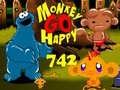 Cluiche Monkey Go Happy Stage 742