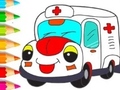 Cluiche Coloring Book: Ambulance