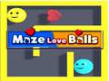Cluiche Maze Love Balls