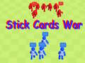 Cluiche Stick Cards War
